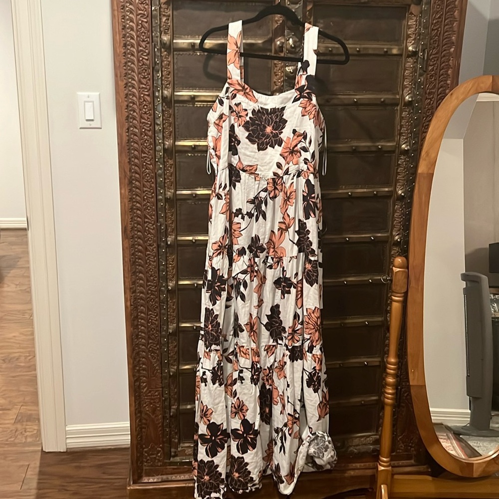 Nicholas linen maxi with pockets - Picture 3 of 4